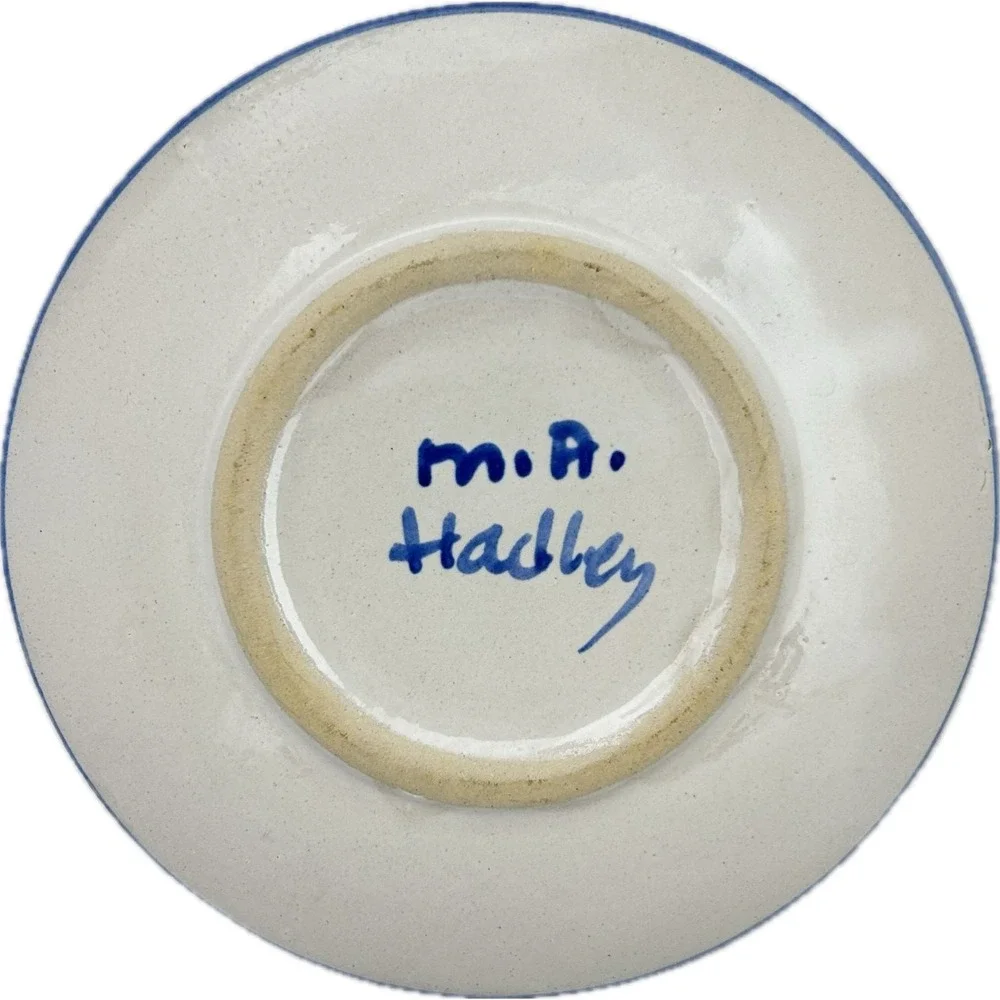 M A Hadley Pottery FARMER 6